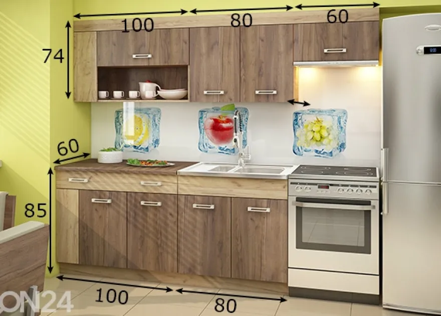 Keittiöryhmä 240 cm