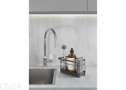 Keittiötarviketeline seinälle Tokyo UFIX, 22x13x14 cm, musta