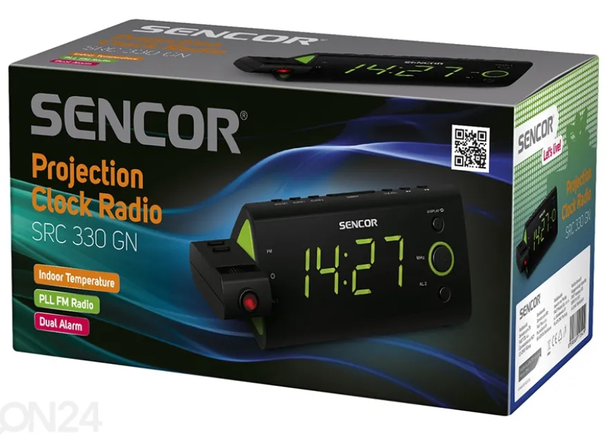 Kelloradio Sencor SRC330GN