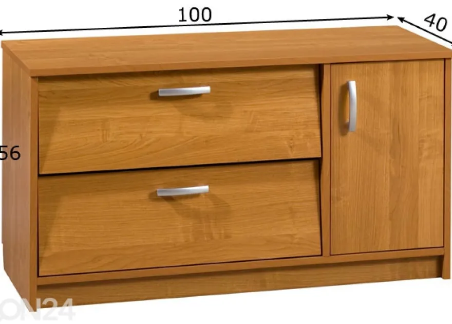 Kenkäkaappi 100 cm
