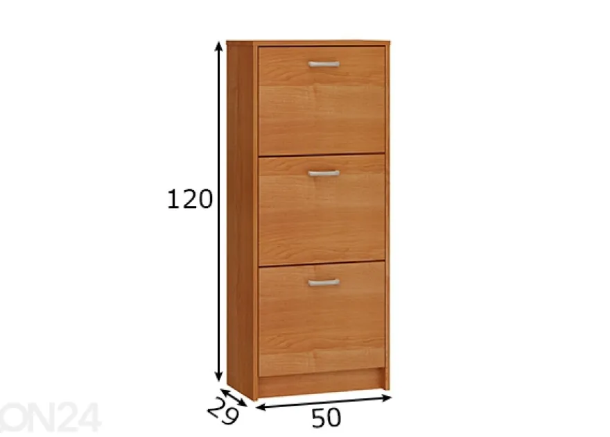 Kenkäkaappi 50 cm