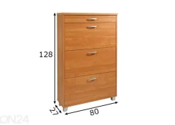 Kenkäkaappi 80 cm