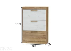 Kenkäkaappi Cobhy 80 cm