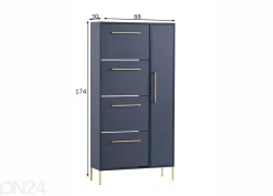 Kenkäkaappi Kent 88 cm