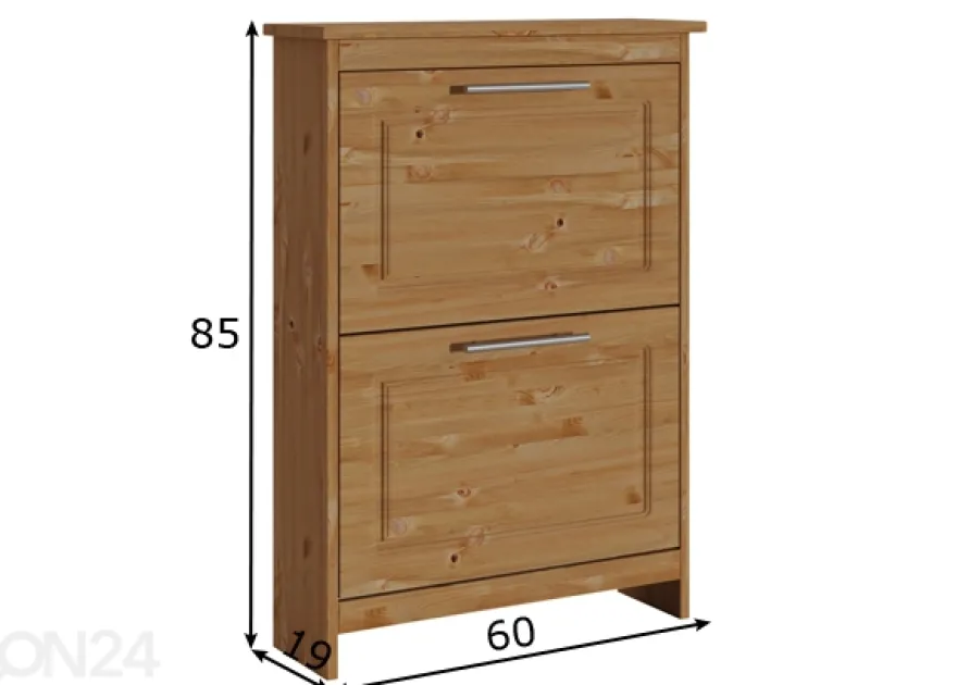 Kenkäkaappi Lucas 60 cm