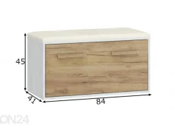 Kenkäkaappi Macroom 84 cm