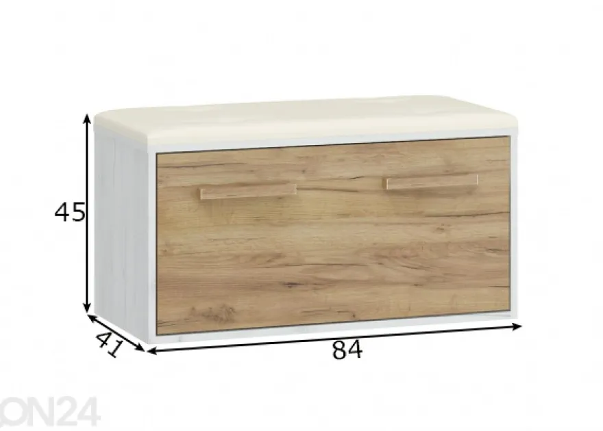 Kenkäkaappi Macroom 84 cm