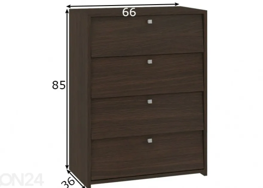 Kenkäkaappi Silas 66 cm