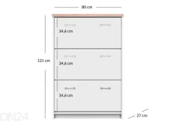 Kenkäkaappi Top mix 80 cm