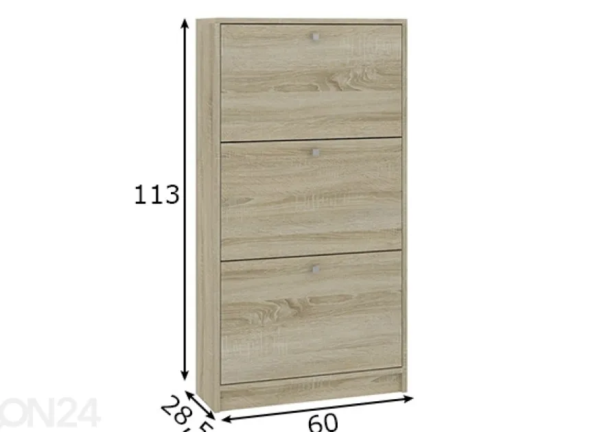 Kenkäkaappi Trio 101