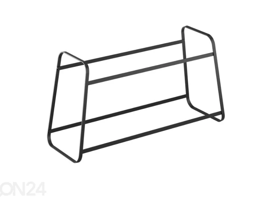 Kenkäteline Derby 2, 52x18x27cm, musta