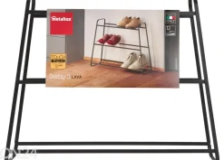 Kenkäteline Derby 3, 52x18x45 cm, musta