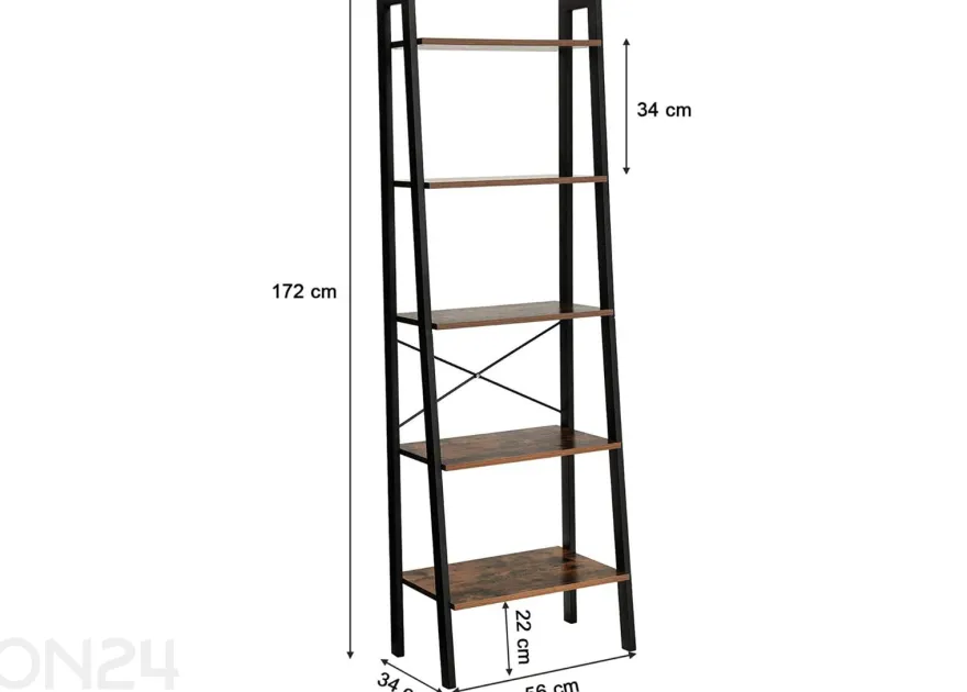 Kirjahylly 172 cm
