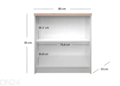 Kirjahylly Top mix 80 cm