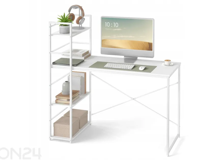Kirjoituspöytä hyllyllä 120 cm