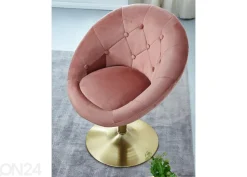 Kääntyvä nojatuoli Lounge, roosa