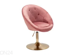 Kääntyvä nojatuoli Lounge, roosa