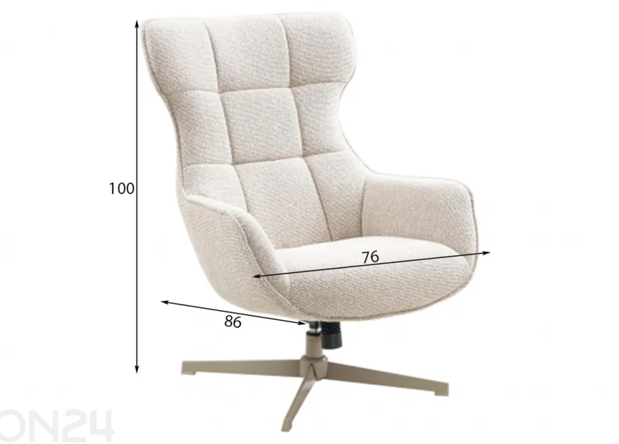 Kääntyvä nojatuoli Torino