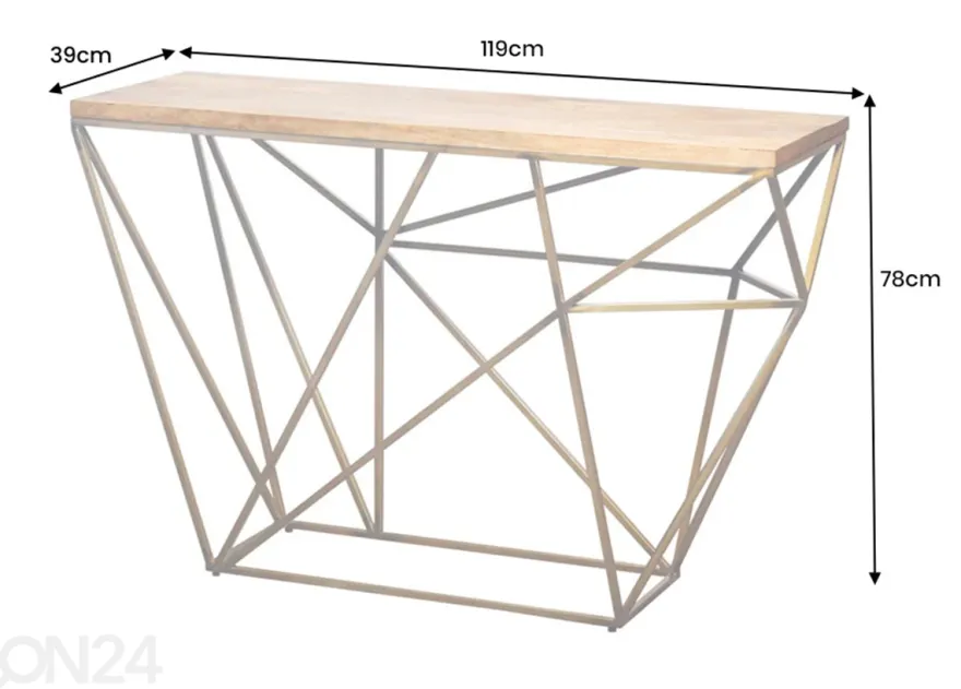 Konsolipöytä Diamond