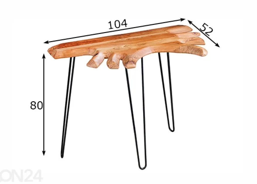 Konsolipöytä Wild 104 cm