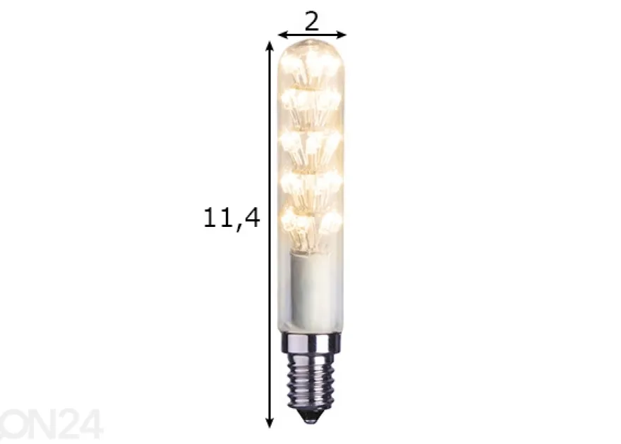 Koristeellinen LED-lamppu E14 1,5 W
