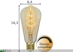 Koristeellinen LED-lamppu E27, 3W