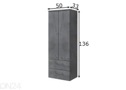 Korkea kylpyhuoneen kaappi 945