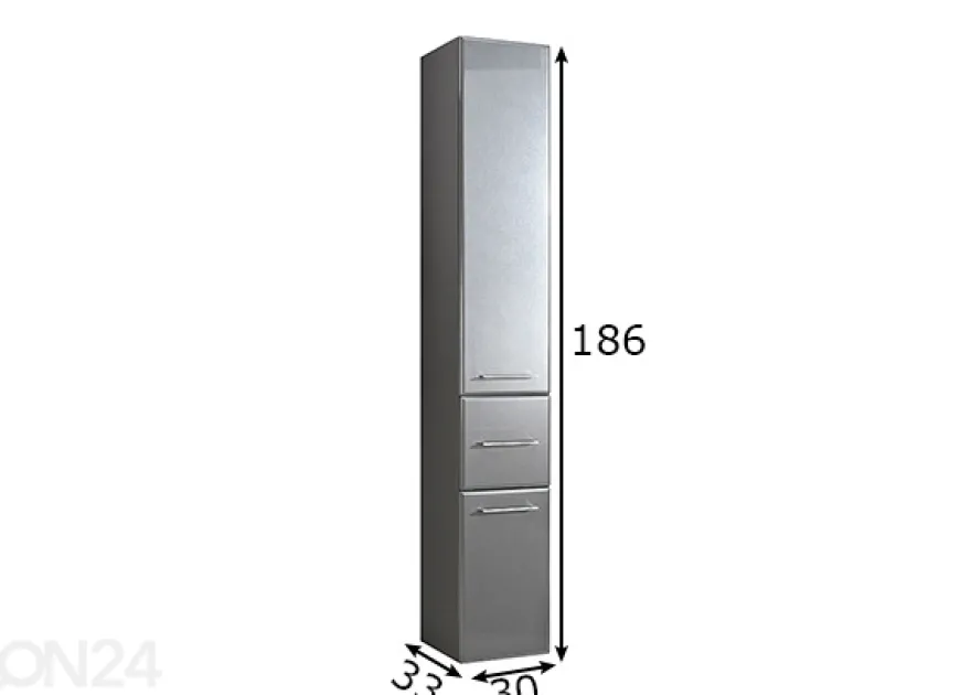 Korkea kylpyhuoneen kaappi 378