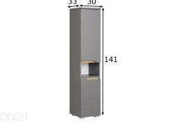 Korkea kylpyhuoneen kaappi 357