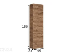Korkea kylpyhuoneen kaappi 943
