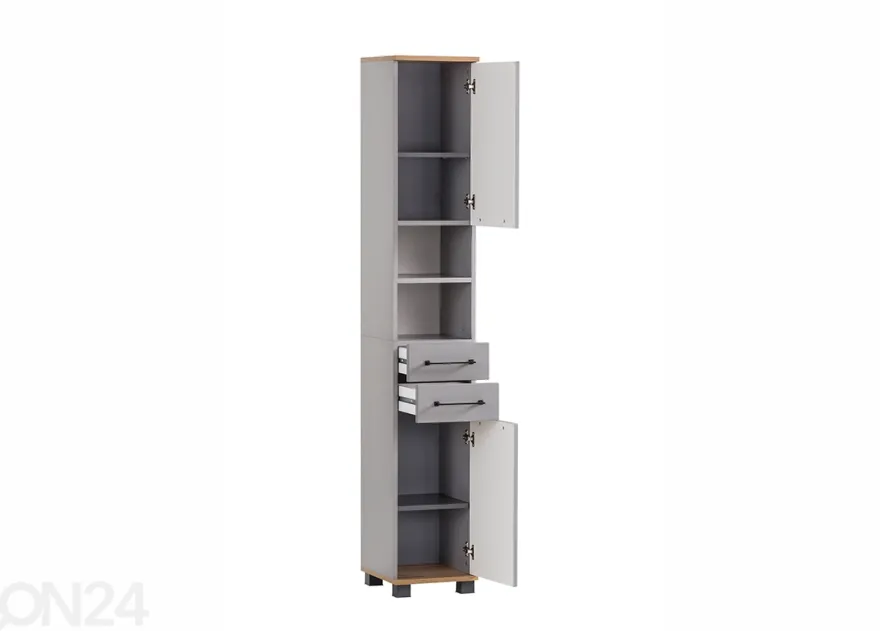 Korkea kylpyhuoneen kaappi Jelda 30 cm
