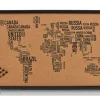 Korkkitaulu WORLD LETTERS