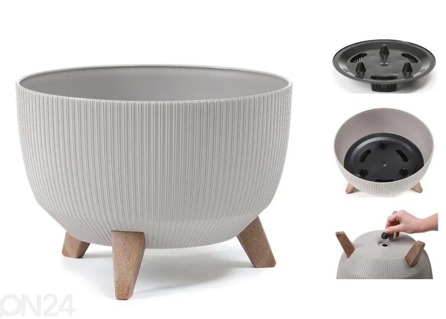 Kukkaruukku jaloilla Roma Jumper Legs Ø 24 cm