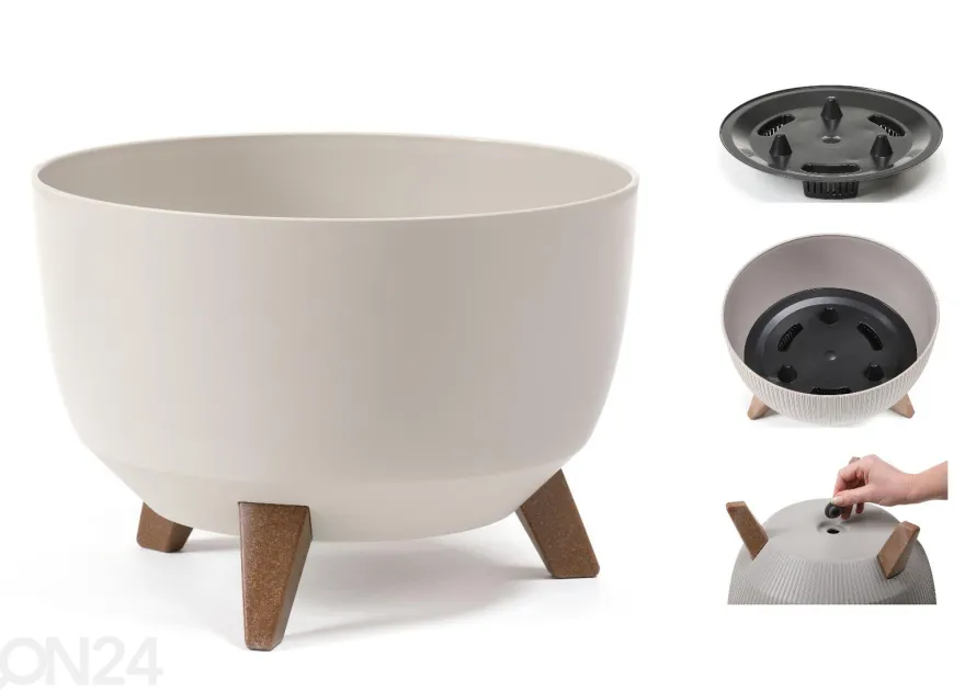 Kukkaruukku jaloilla Roma Legs Ø 29 cm