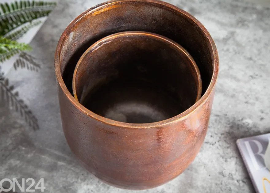 Kukkaruukut Copper S, 2 kpl
