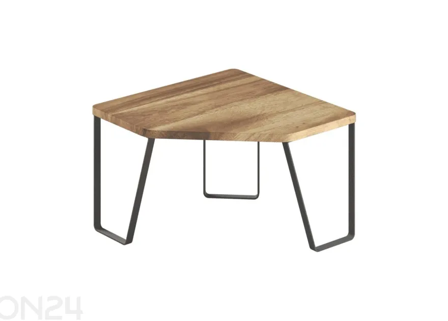 Kulmahylly 1 kpl York, musta + akaasiapuu