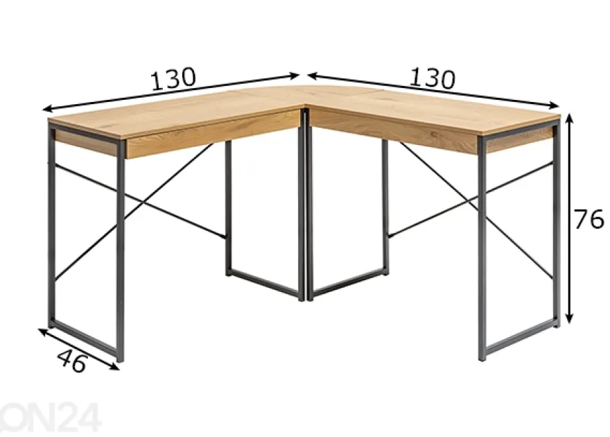 Kulmatyöpöytä Studio