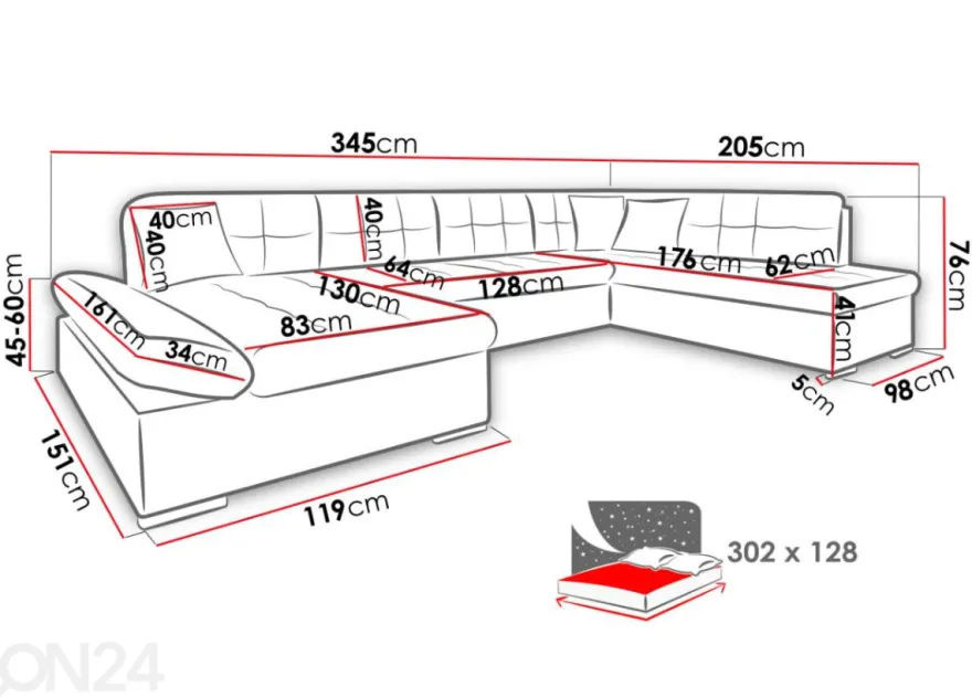 Kulmavuodesohva