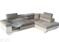 Kulmavuodesohva vuodevaatelaatikolla Bremen