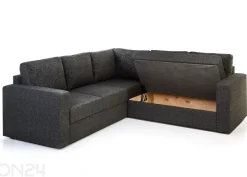 Kulmavuodesohva vuodevaatelaatikolla Rowena