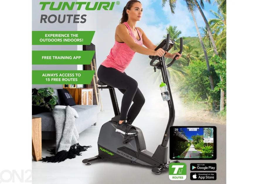Kuntopyörä Tunturi Star Fit E100 HR I+