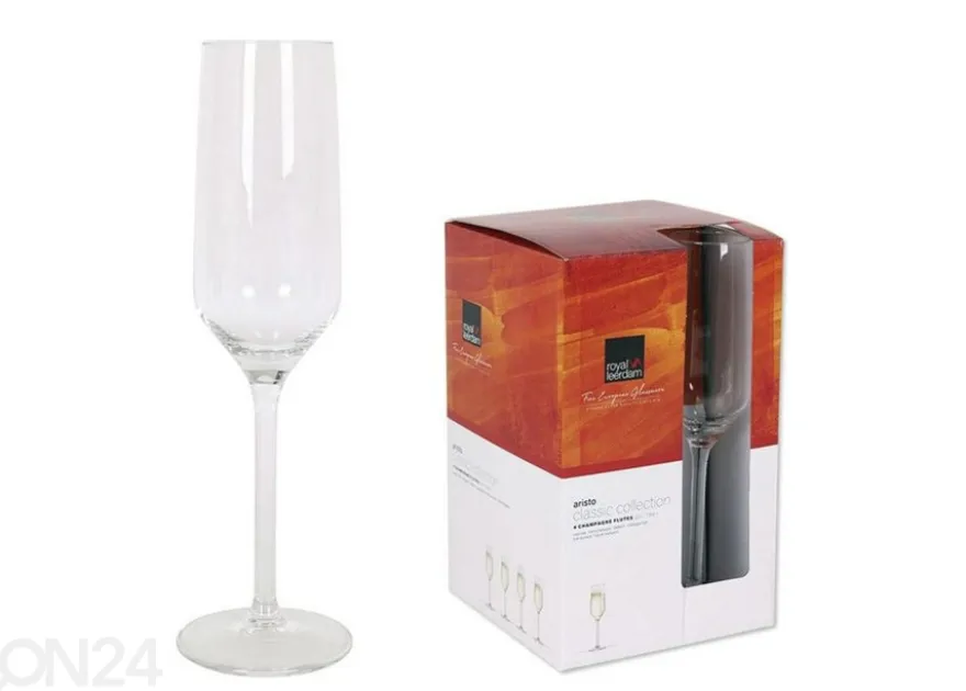 Kuohuviinilasi Aristo 22 cl, 4 kpl