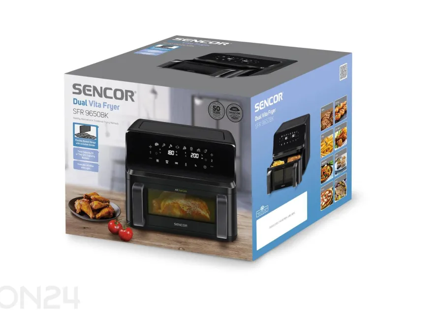 Kuumailmapaisturi Sencor SFR9650BK, 2 × 4,5 L