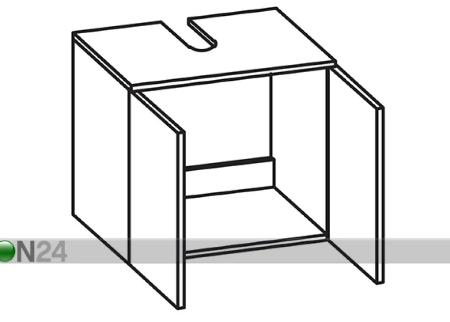 Kylpyhuoneen allaskaappi 359