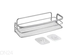Kylpyhuoneen hylly Origin Luxy Ufix 1x, 26x10x6 cm, kromi