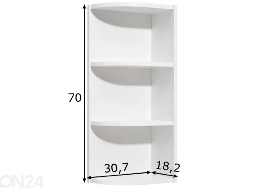 Kylpyhuoneen hylly seinälle 335