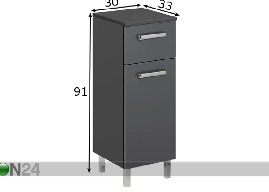Kylpyhuoneen kaappi 311