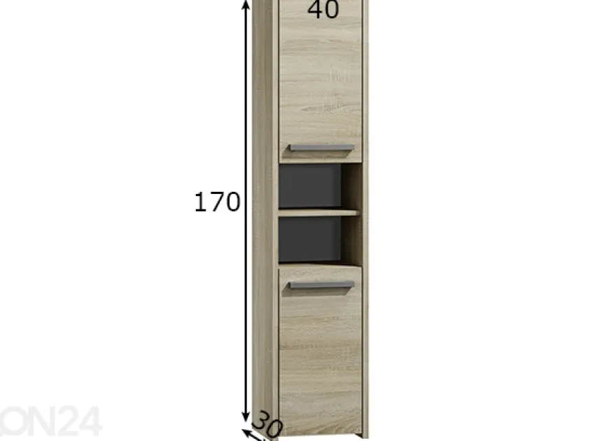 Kylpyhuoneen kaappi Clara 40 cm