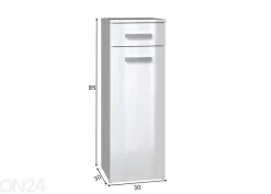 Kylpyhuoneen kaappi 30 cm