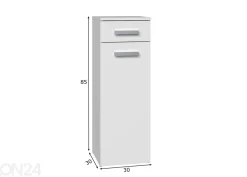 Kylpyhuoneen kaappi 30 cm